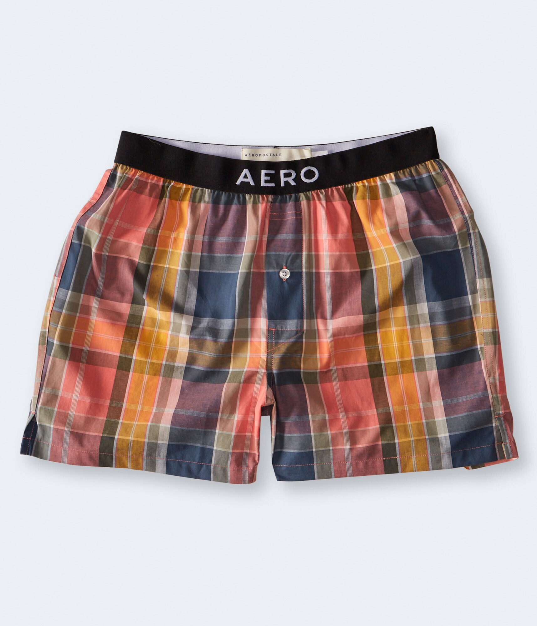 Plaid Woven Boxers