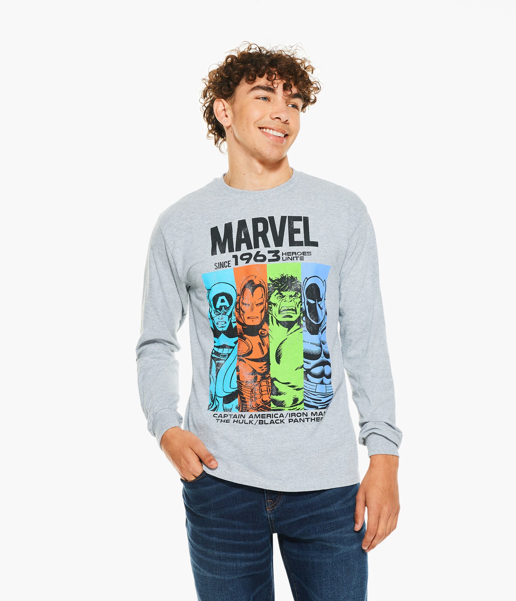 Long Sleeve Marvel Since 1963 Graphic Tee