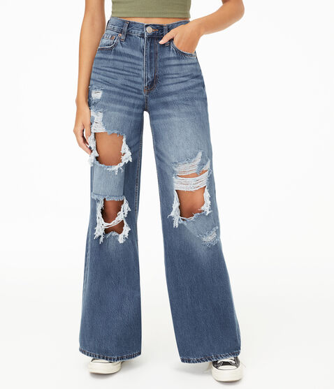 High-Rise Super Wide Leg Jean