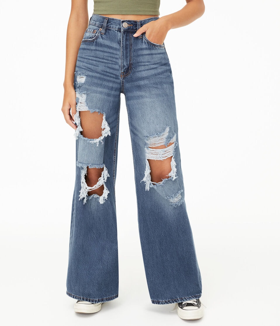 High-Rise Super Wide Leg Jean