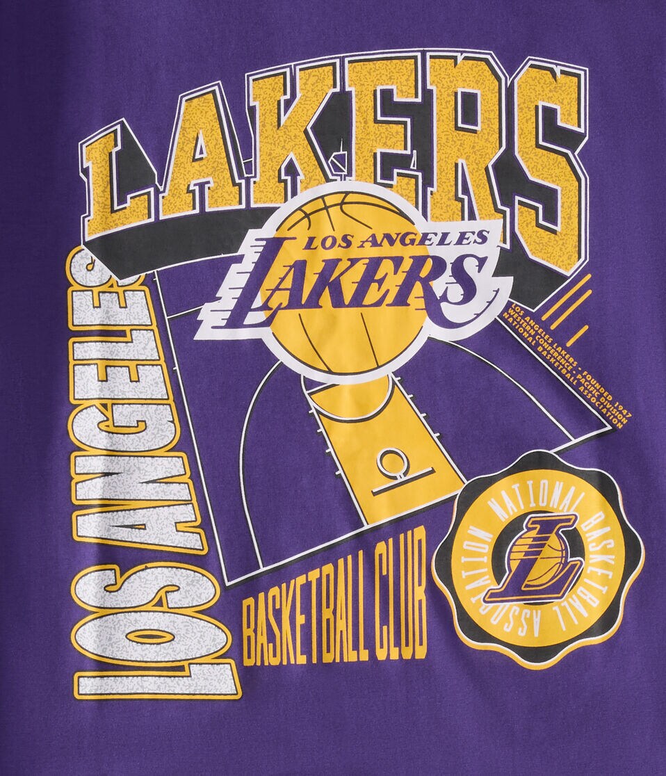 Los Angeles Lakers Relaxed Ringer Graphic Tee