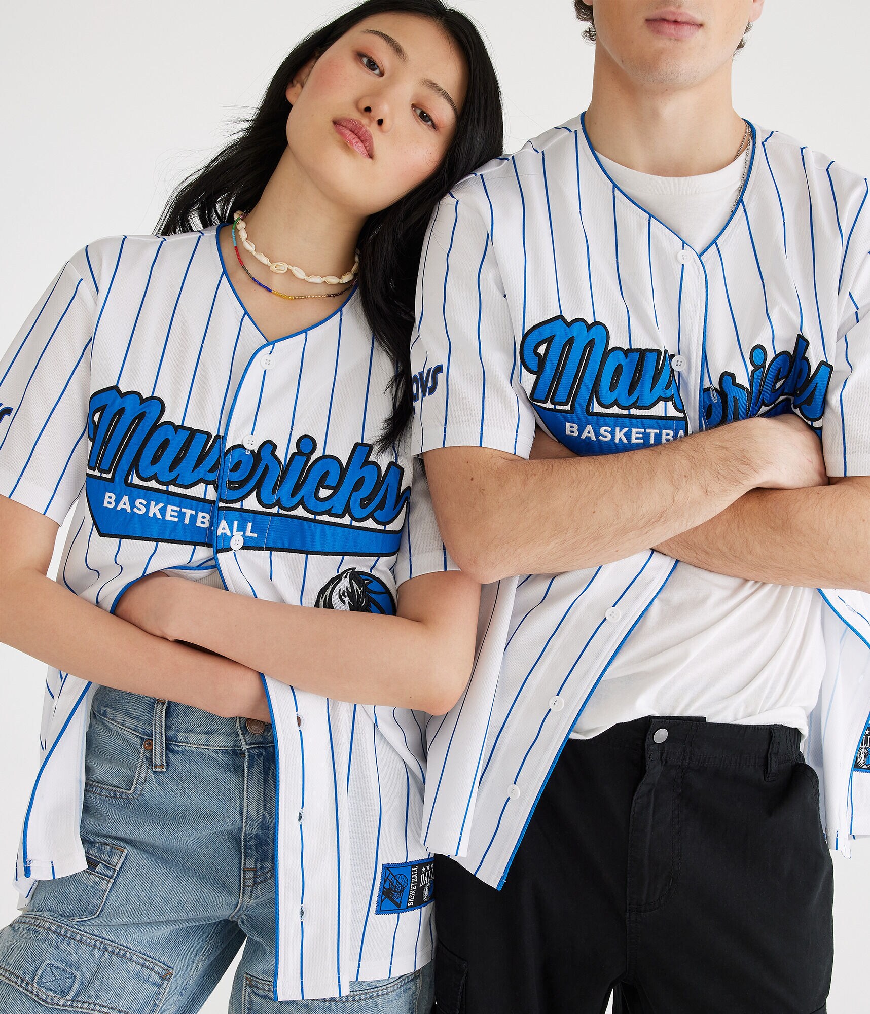 Dallas Mavericks Pinstripe Top