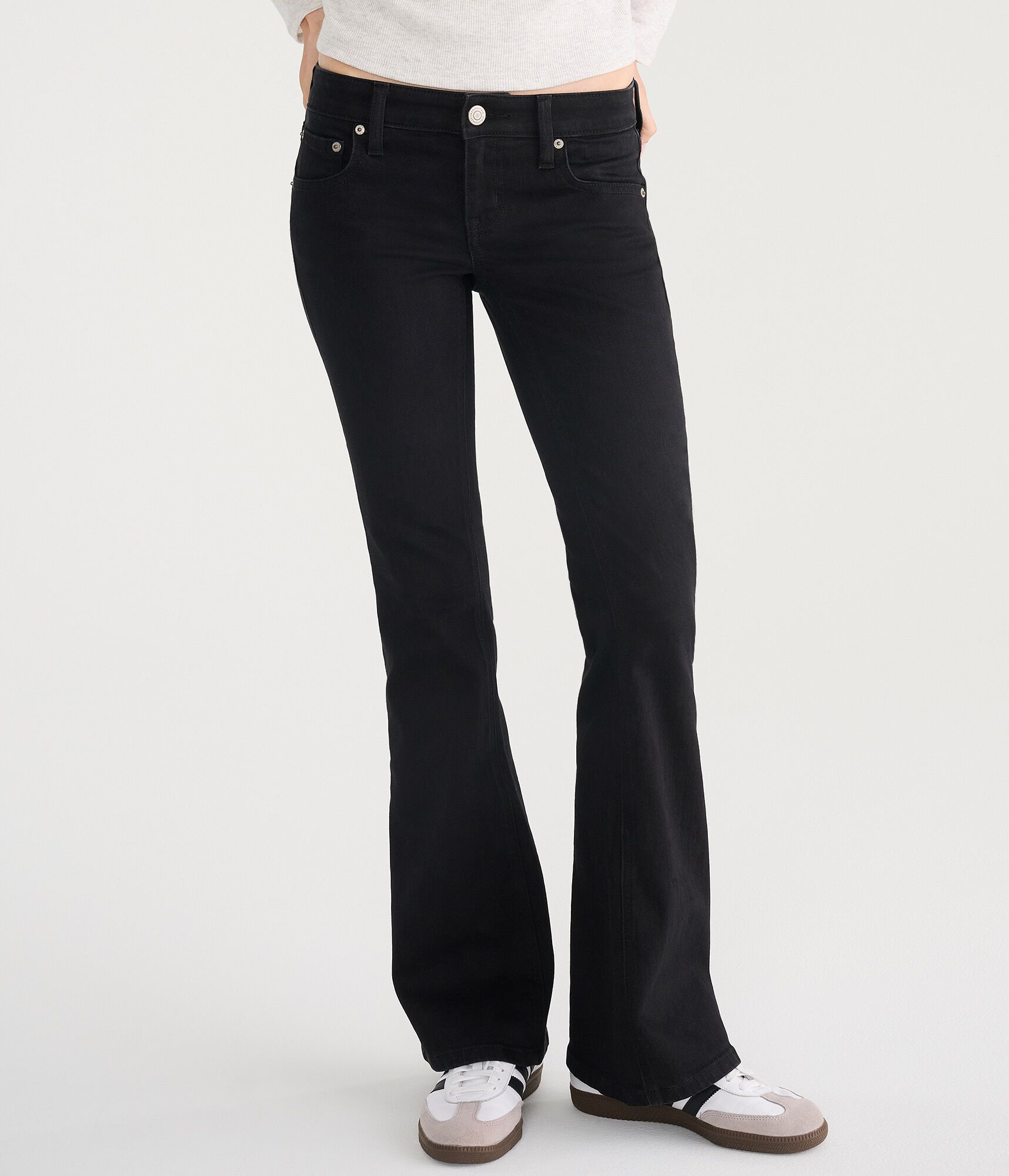 Low-Rise Flare Jean