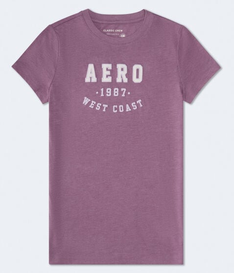 Aero West Coast Appliqué Graphic Tee Aero West Coast Appliqué Graphic Tee