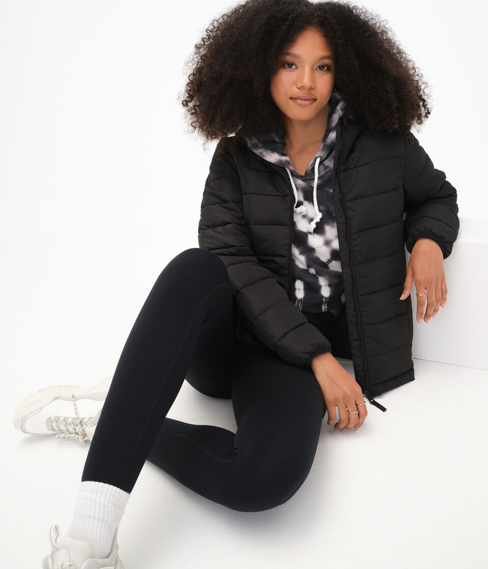 Lightweight Hooded Puffer Jacket