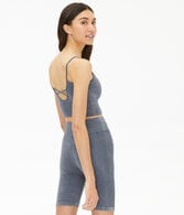 Seamless Low-Back Longline Bralette