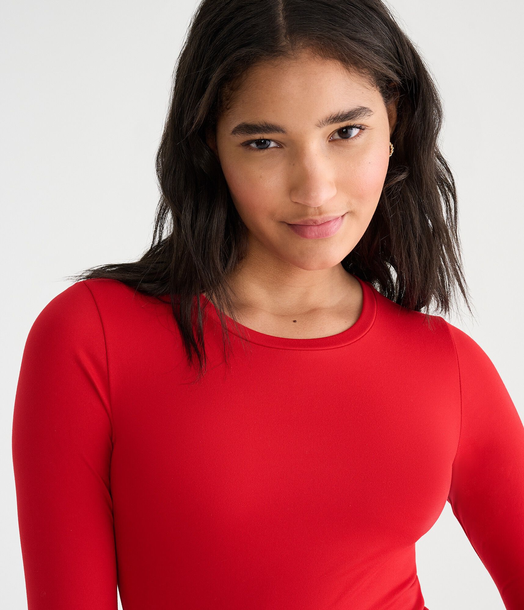 D&eacute;j&agrave; For Aero Long Sleeve Buttery Soft Crew Tee
