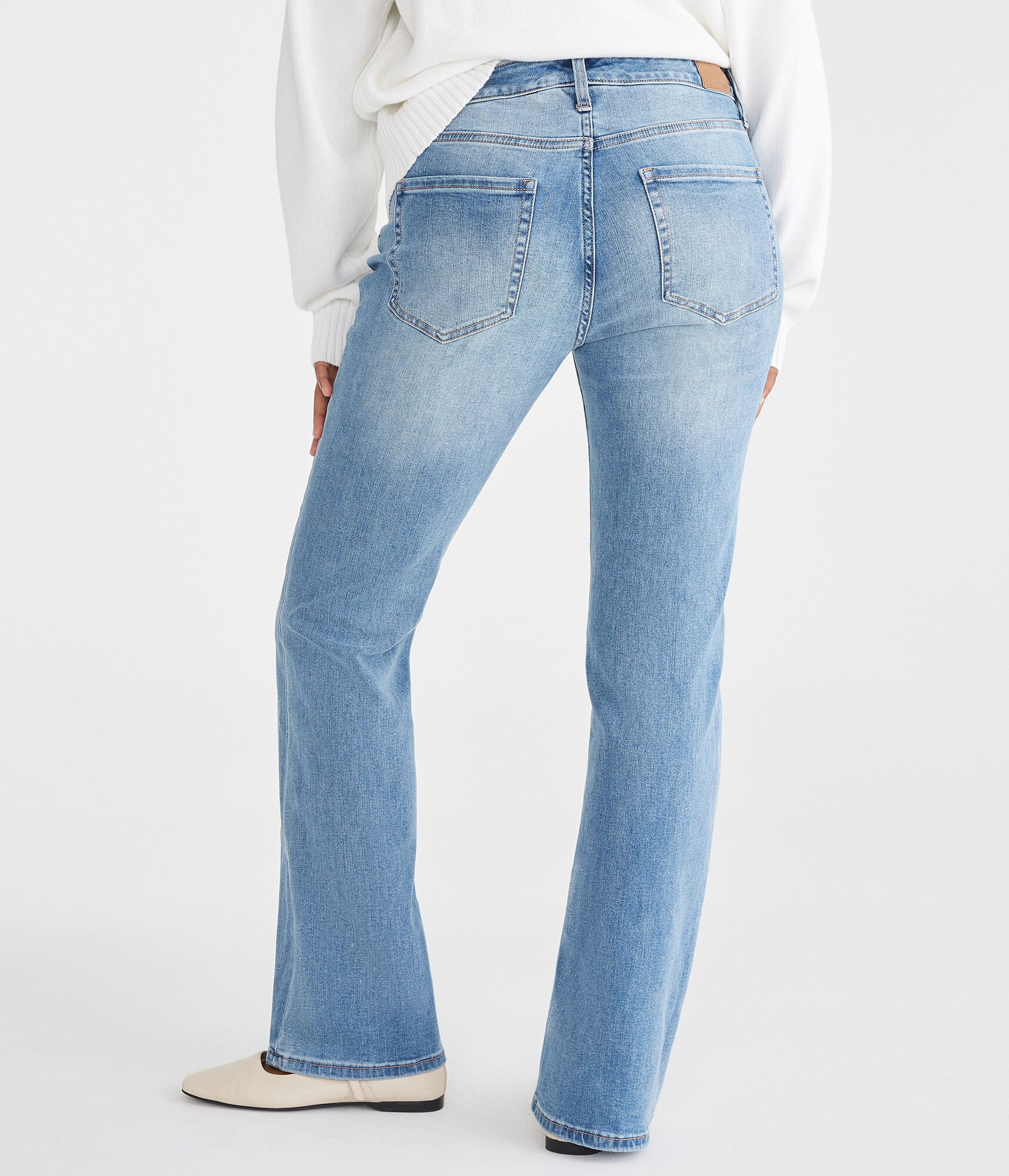 Curvy Mid-Rise Bootcut Jean