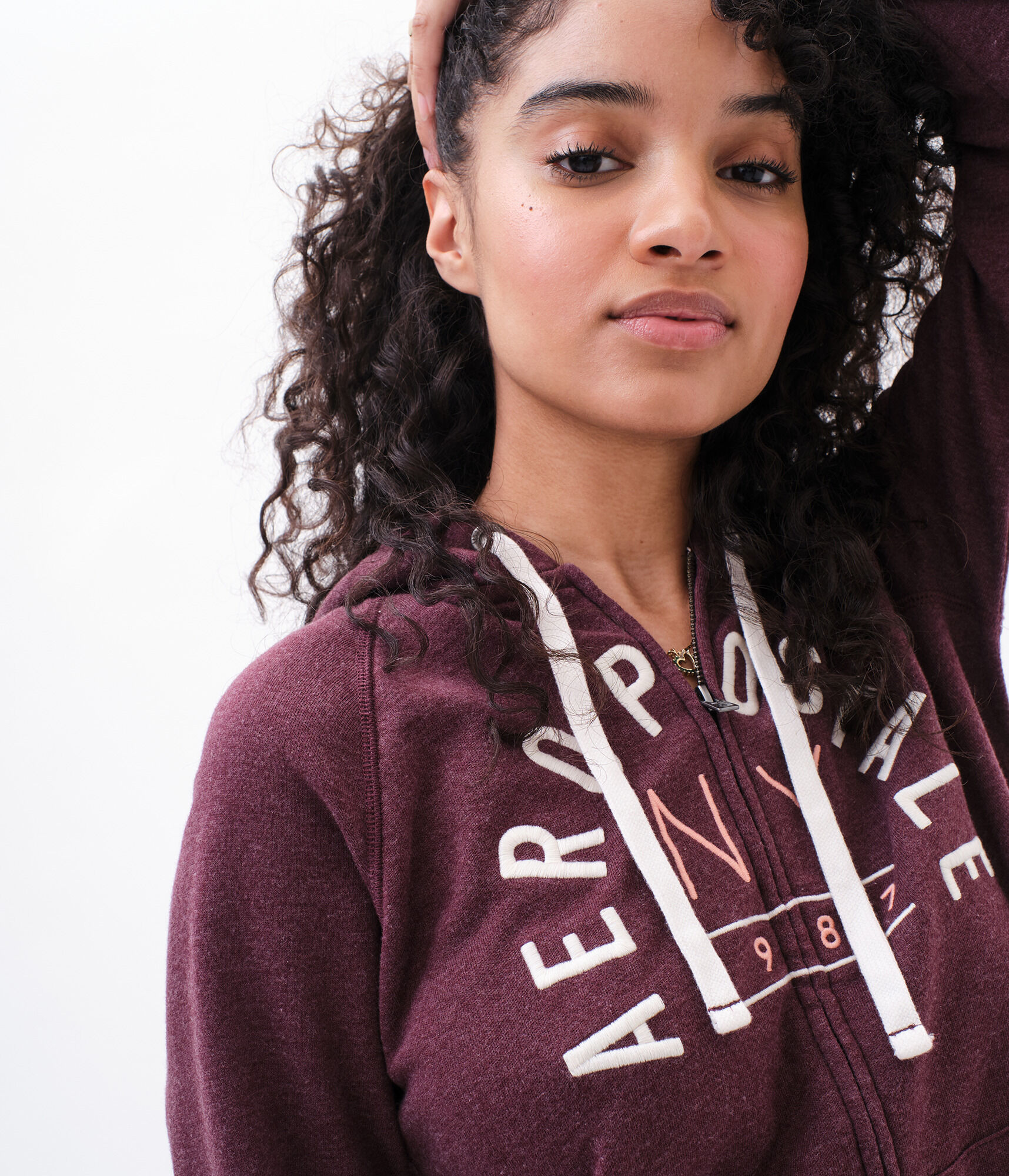 Aeropostale NY 1987 Full-Zip Hoodie
