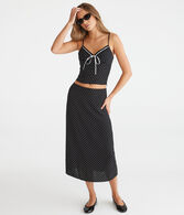 Polka Dot Maxi Skirt