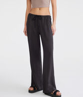 Low-Rise Wide Leg Drawstring Pants