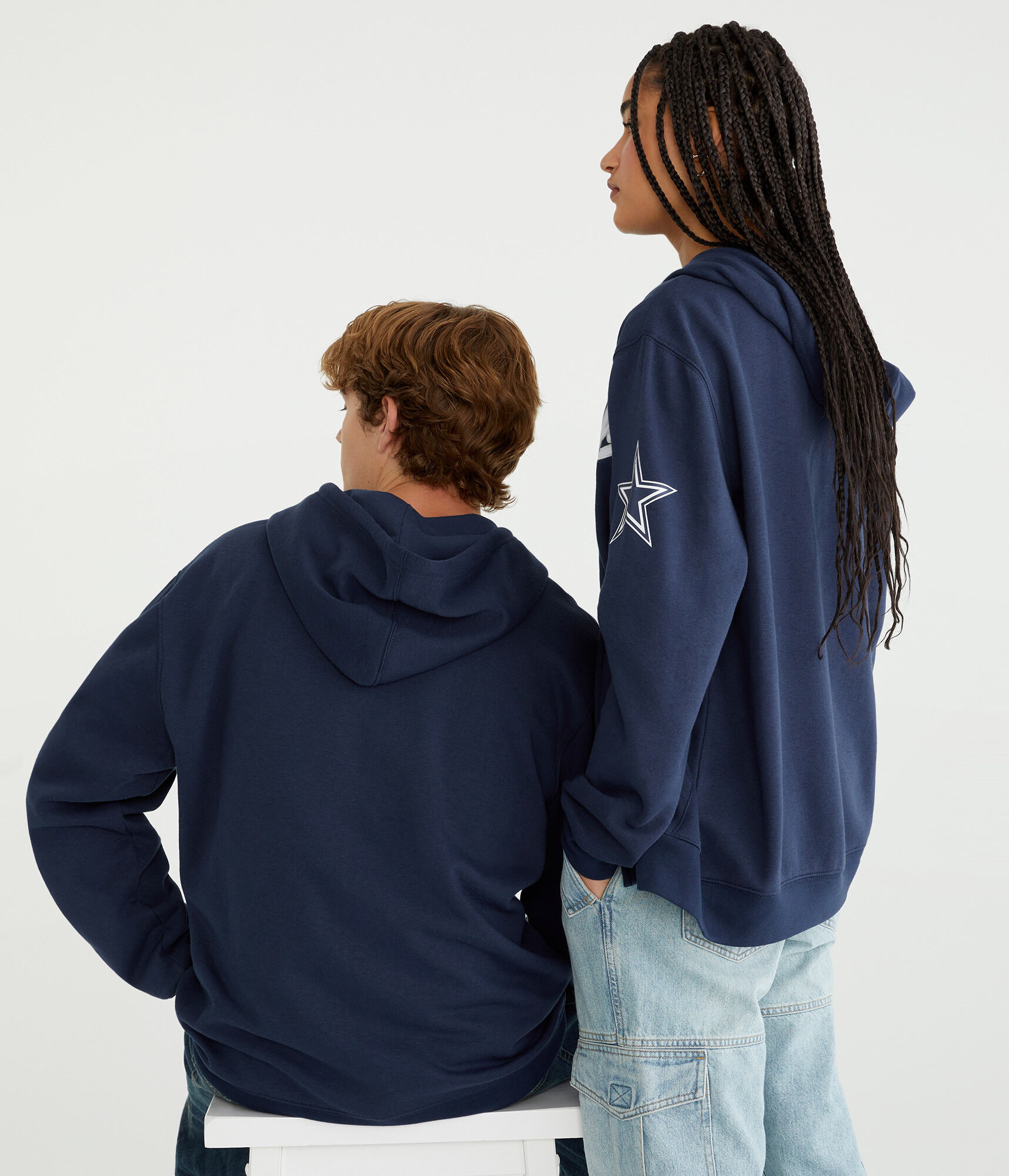 Dallas Cowboys Script Full-Zip Hoodie