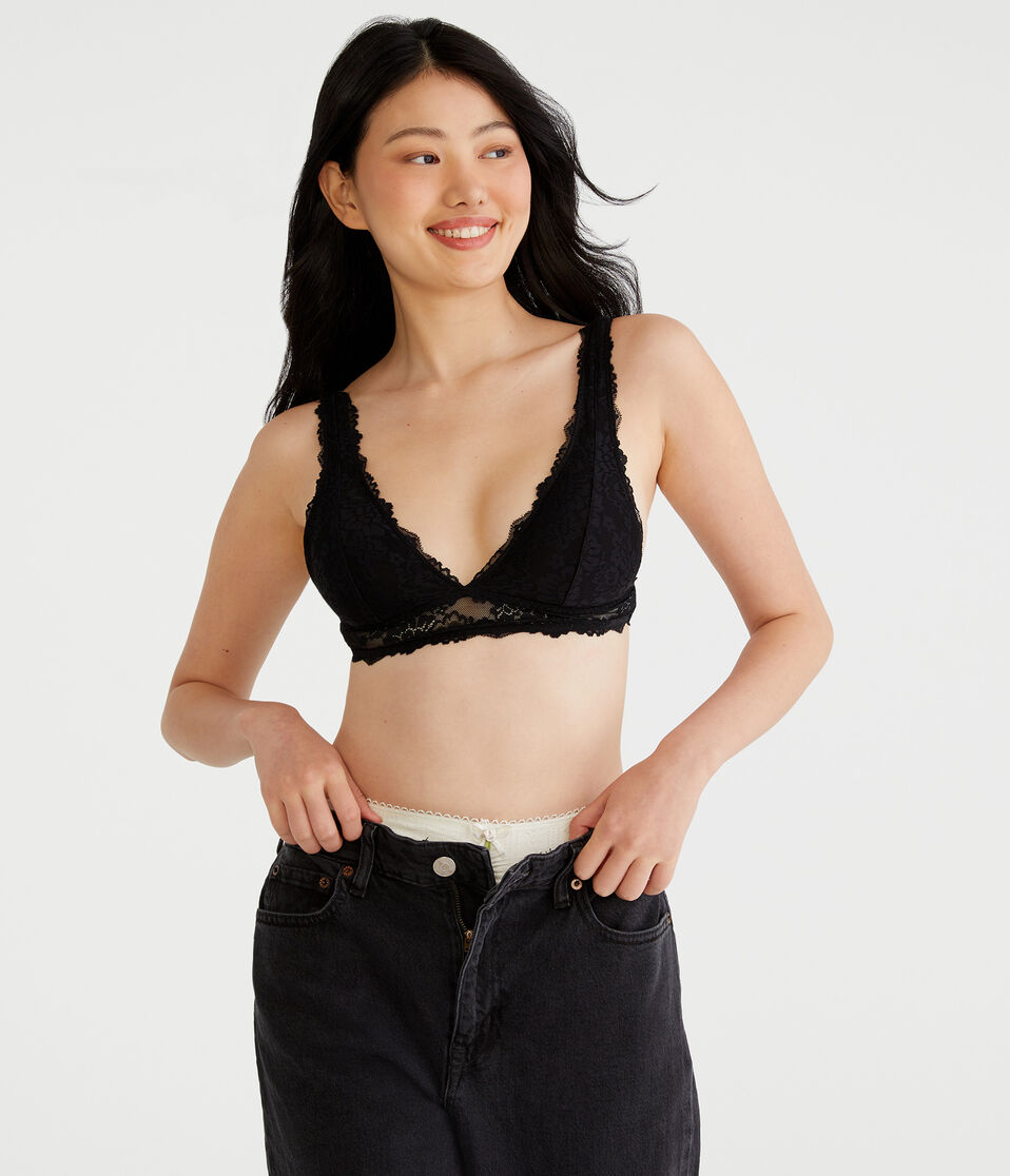 Lace Plunge Bralette