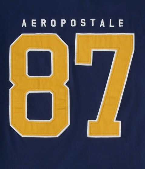 Aeropostale Large 87 Appliqué Graphic Tee Aeropostale Large 87 Appliqué Graphic Tee