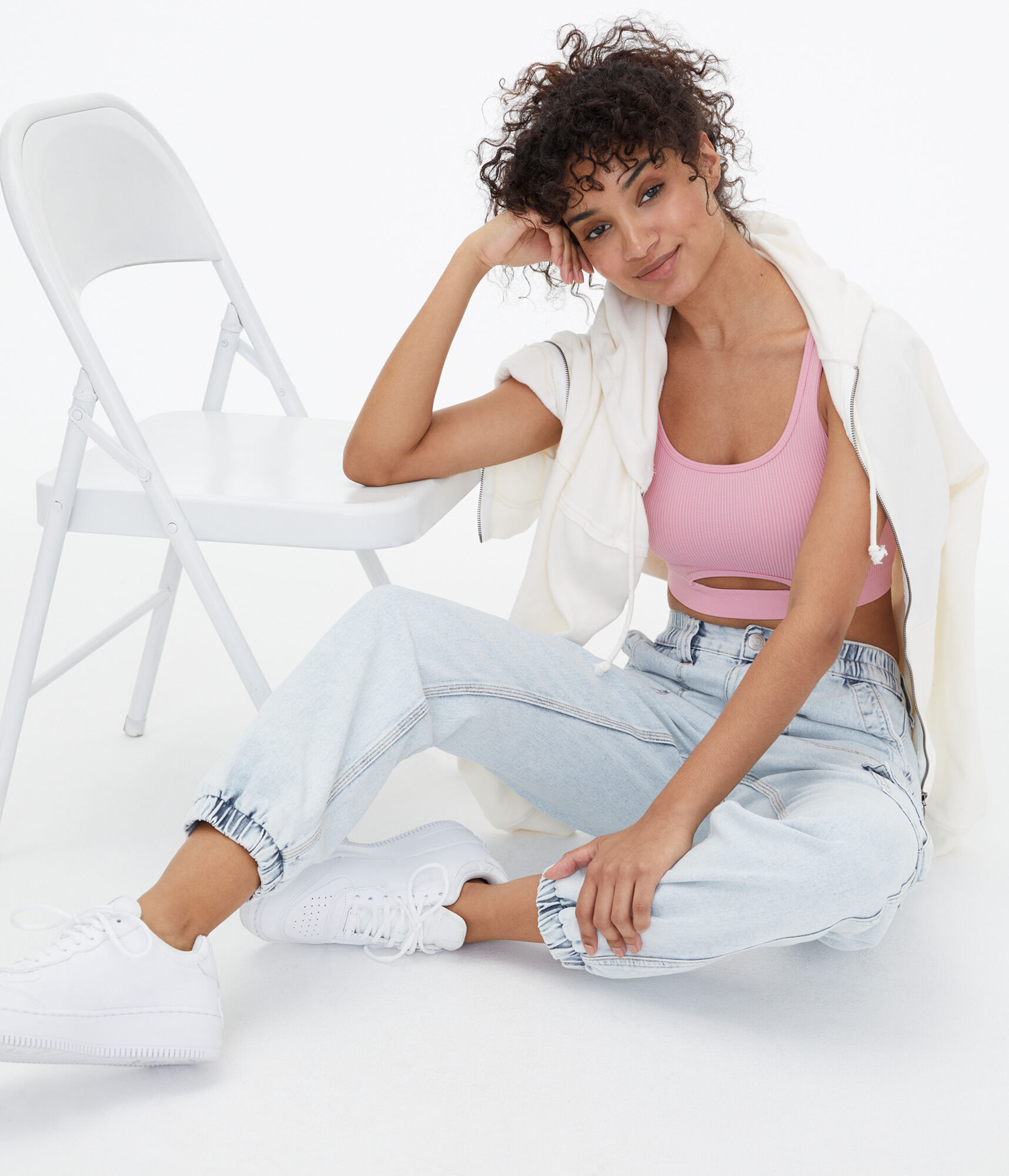 Seamless Cutout Cropped Tank