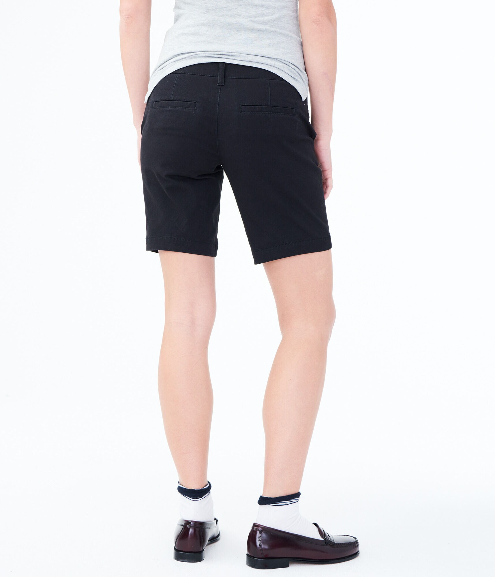 Curvy Uniform Bermuda Shorts