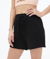 Slouchy High-Rise Fleece Shorts