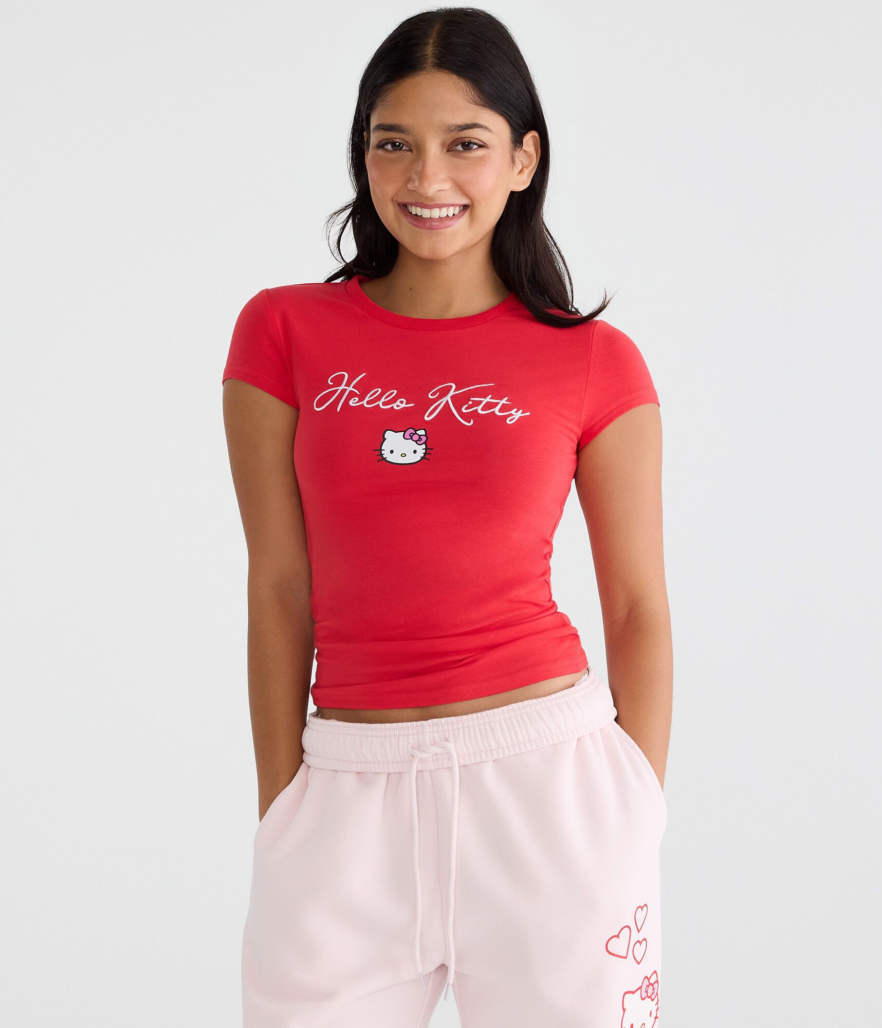 Hello Kitty Face Sleep Baby Tee