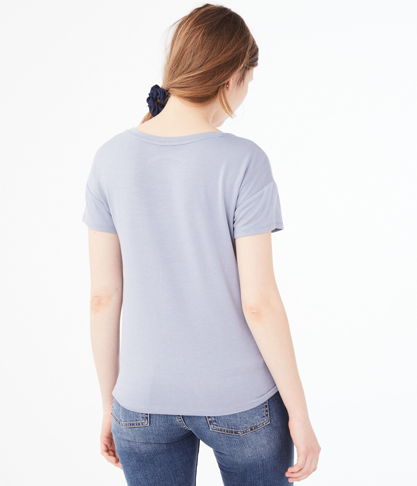 Seriously Soft Tie-Front Pocket Tee***