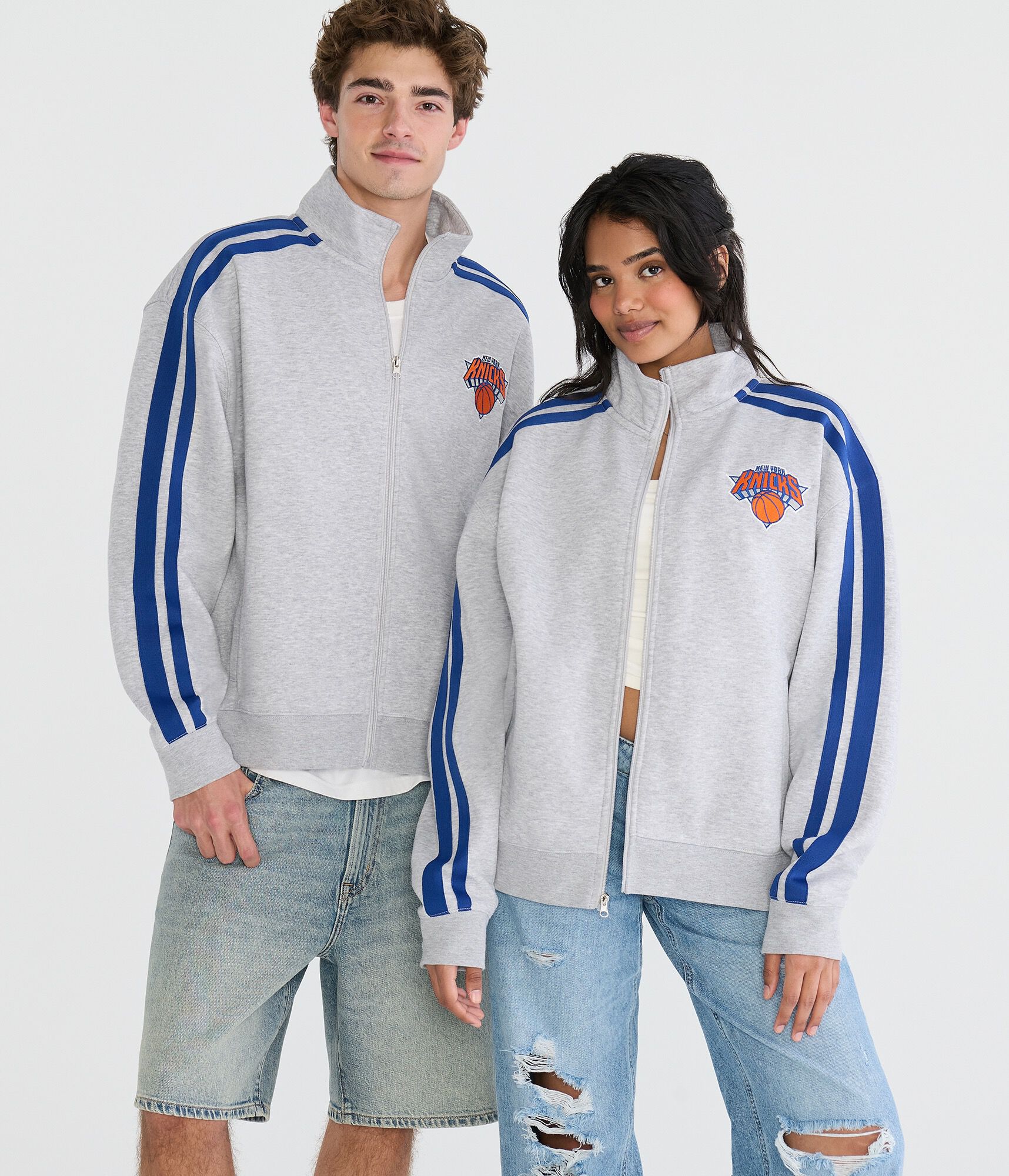 New York Knicks Fleece Track Jacket