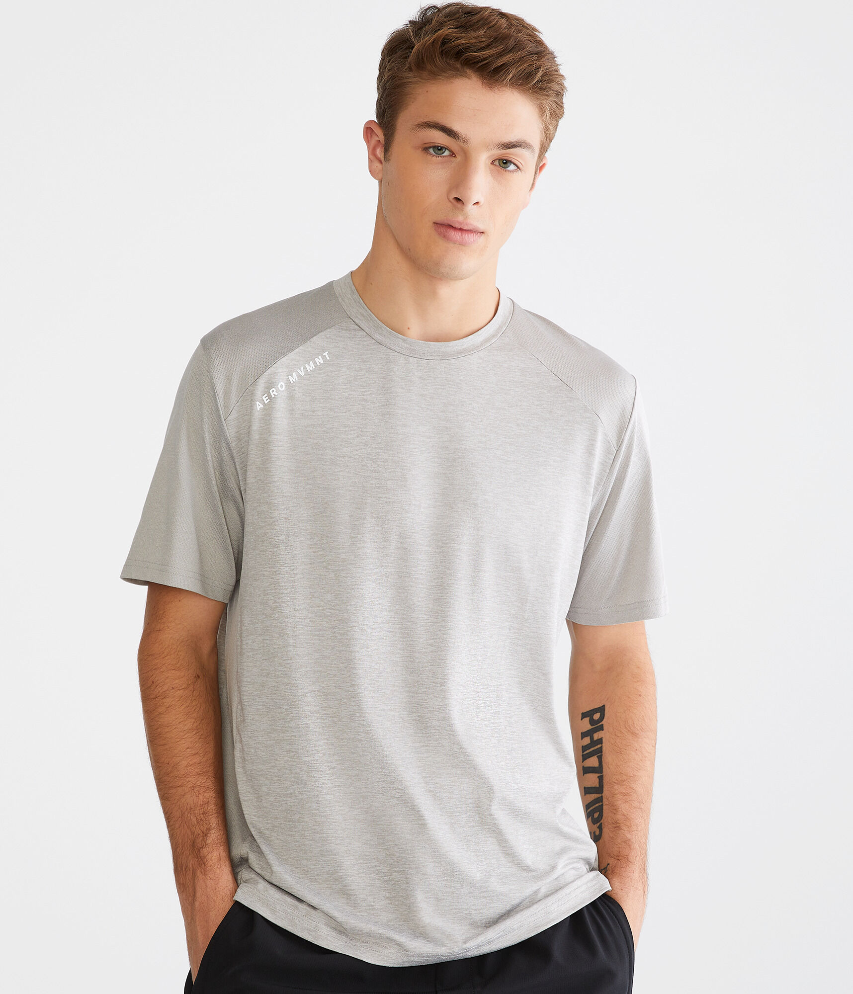 Aero MVMNT Logo Crew Tee