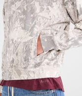 Cloud Soft Forest Camo Boxy Quarter-Zip Sweatshirt
