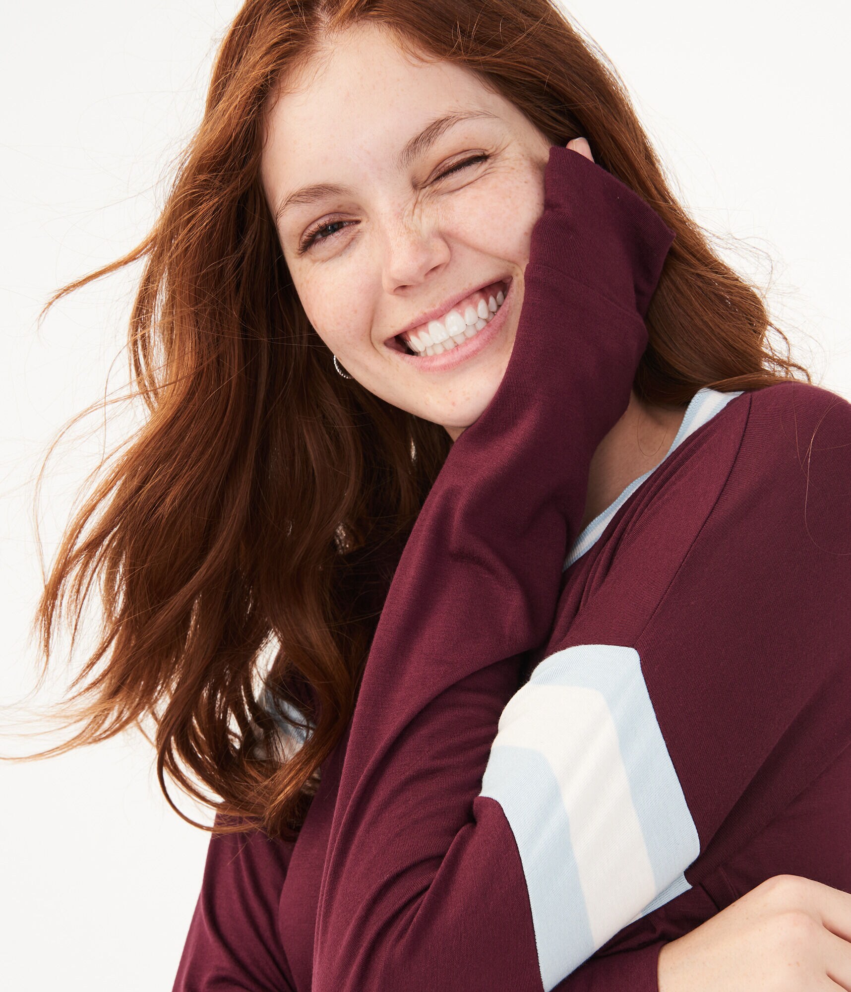 Long Sleeve Seriously Soft Striped Tomboy Tee