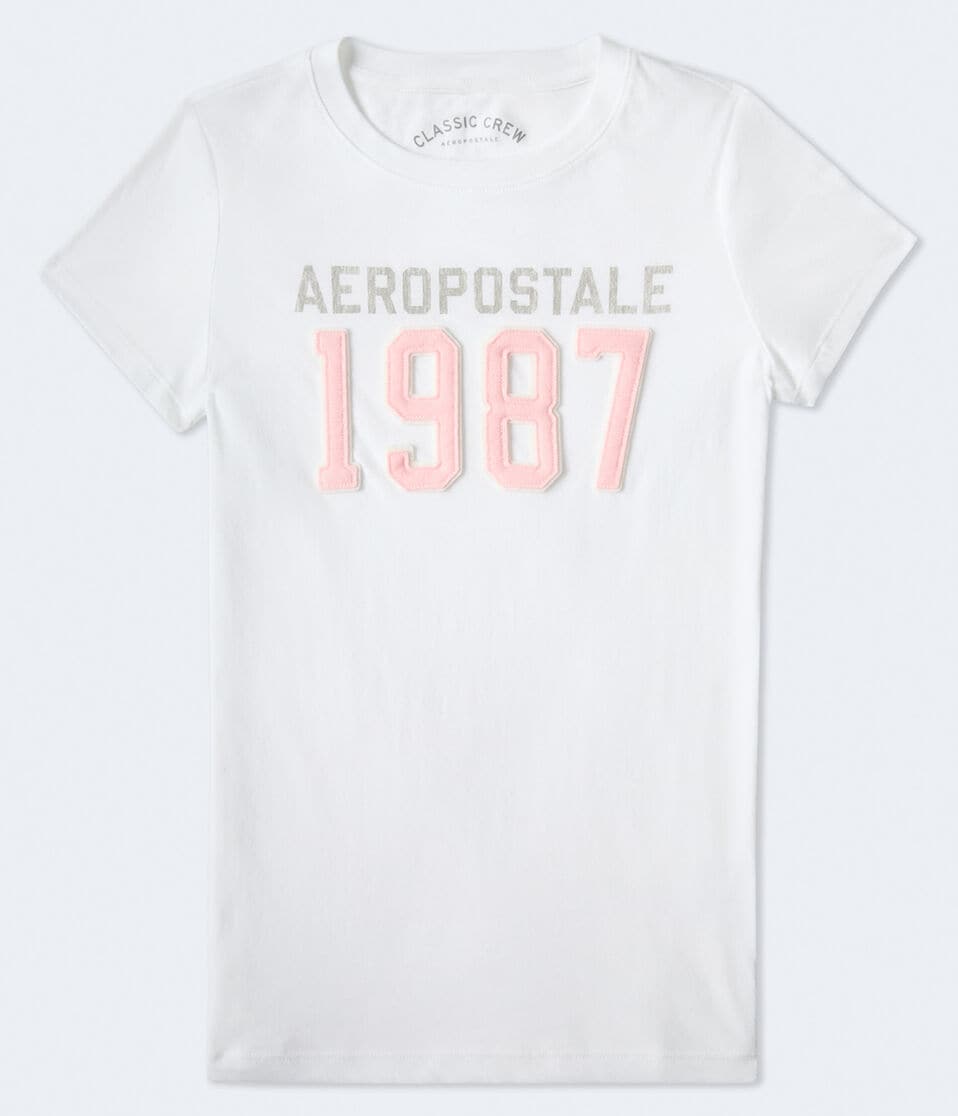 Aeropostale 1987 Appliqué Graphic Tee