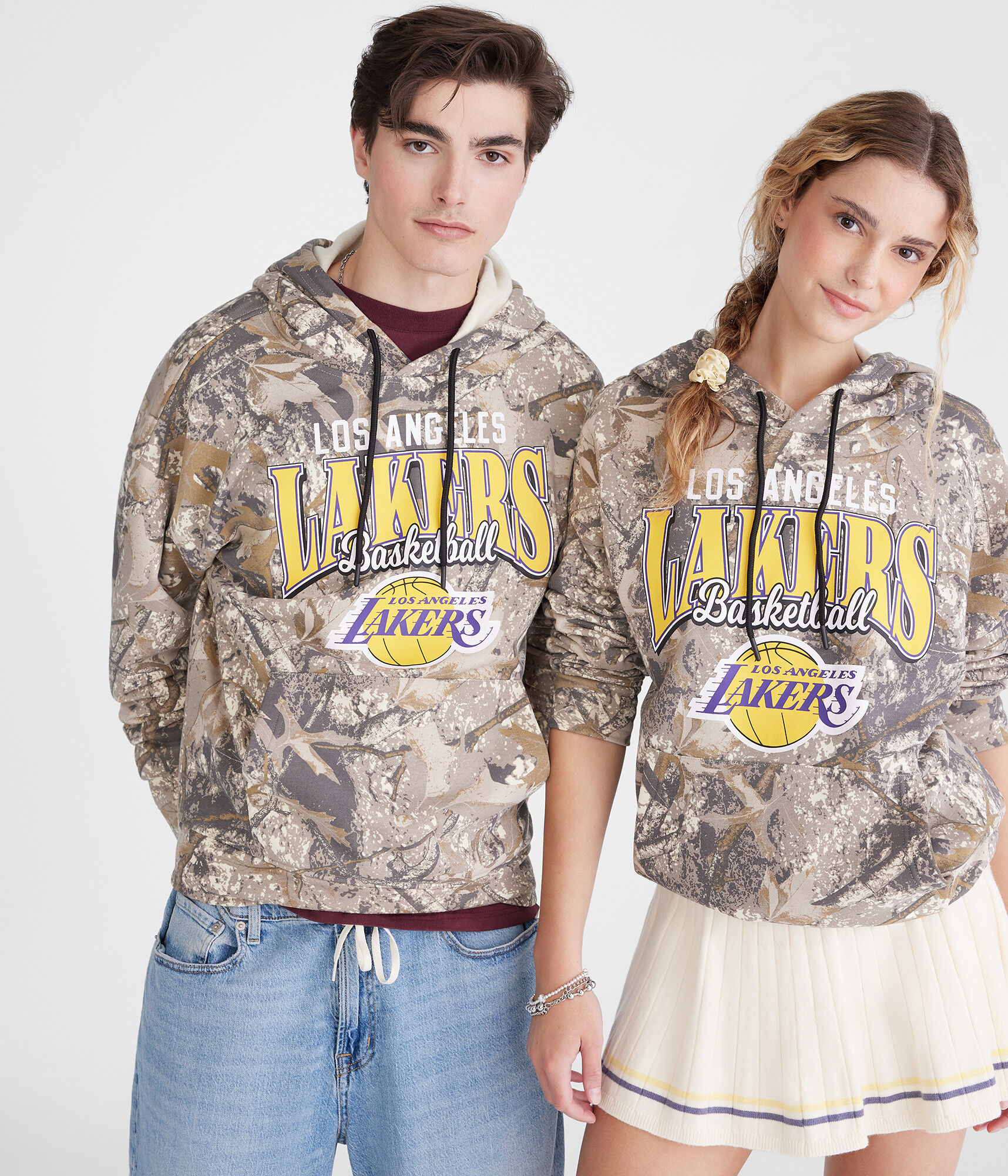 Los Angeles Lakers Camo Pullover Hoodie