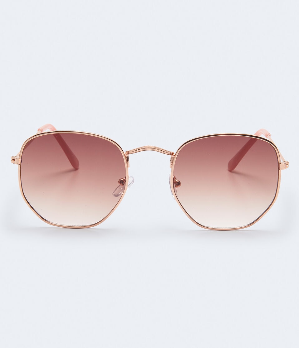 Rounded Geometric Sunglasses