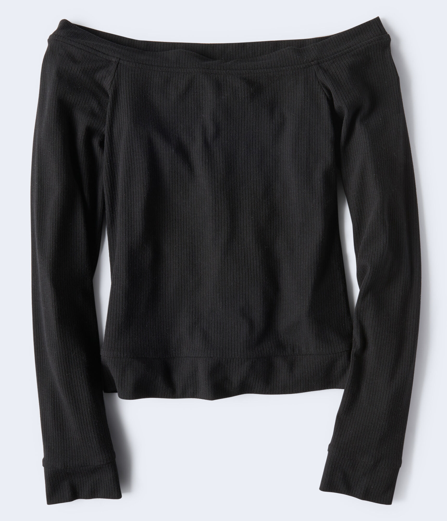 Long Sleeve Seriously Soft Off-The-Shoulder Bodycon Top***