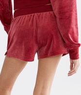 Velour High-Rise Sleep Shorts
