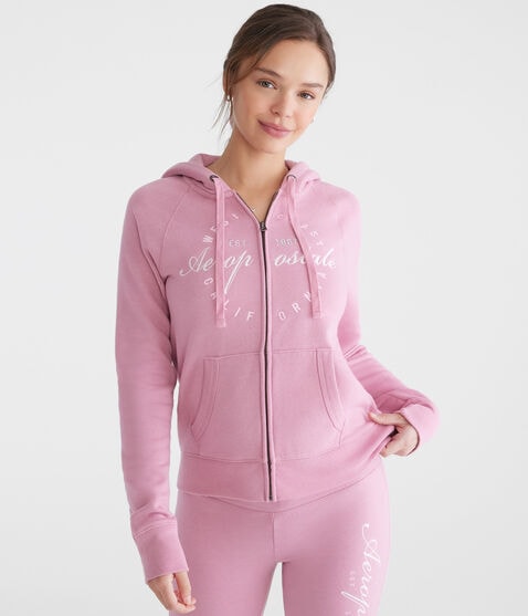 Aeropostale West Coast Full-Zip Hoodie Aeropostale West Coast Full-Zip Hoodie