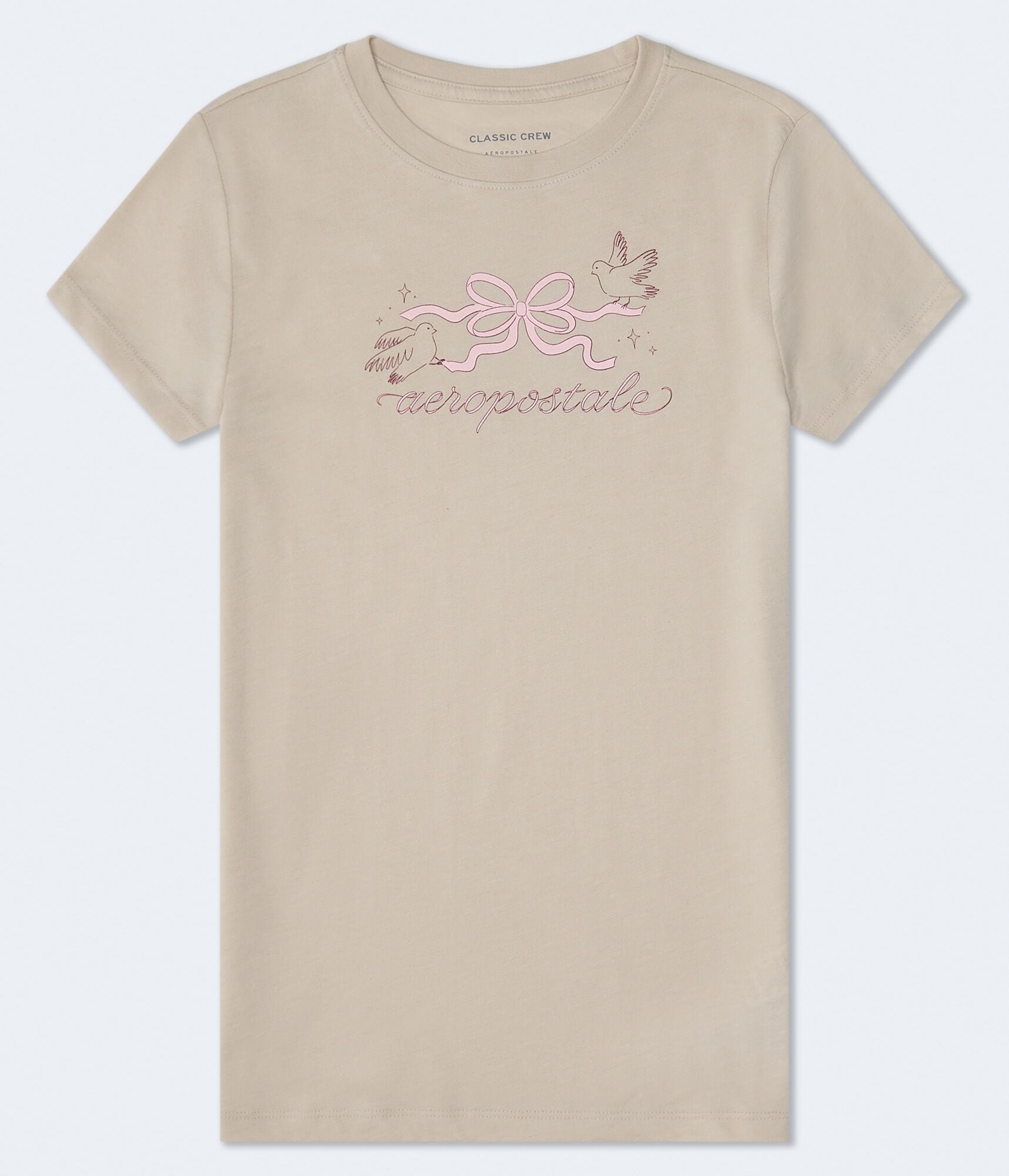 Aeropostale Bird Bow Graphic Tee