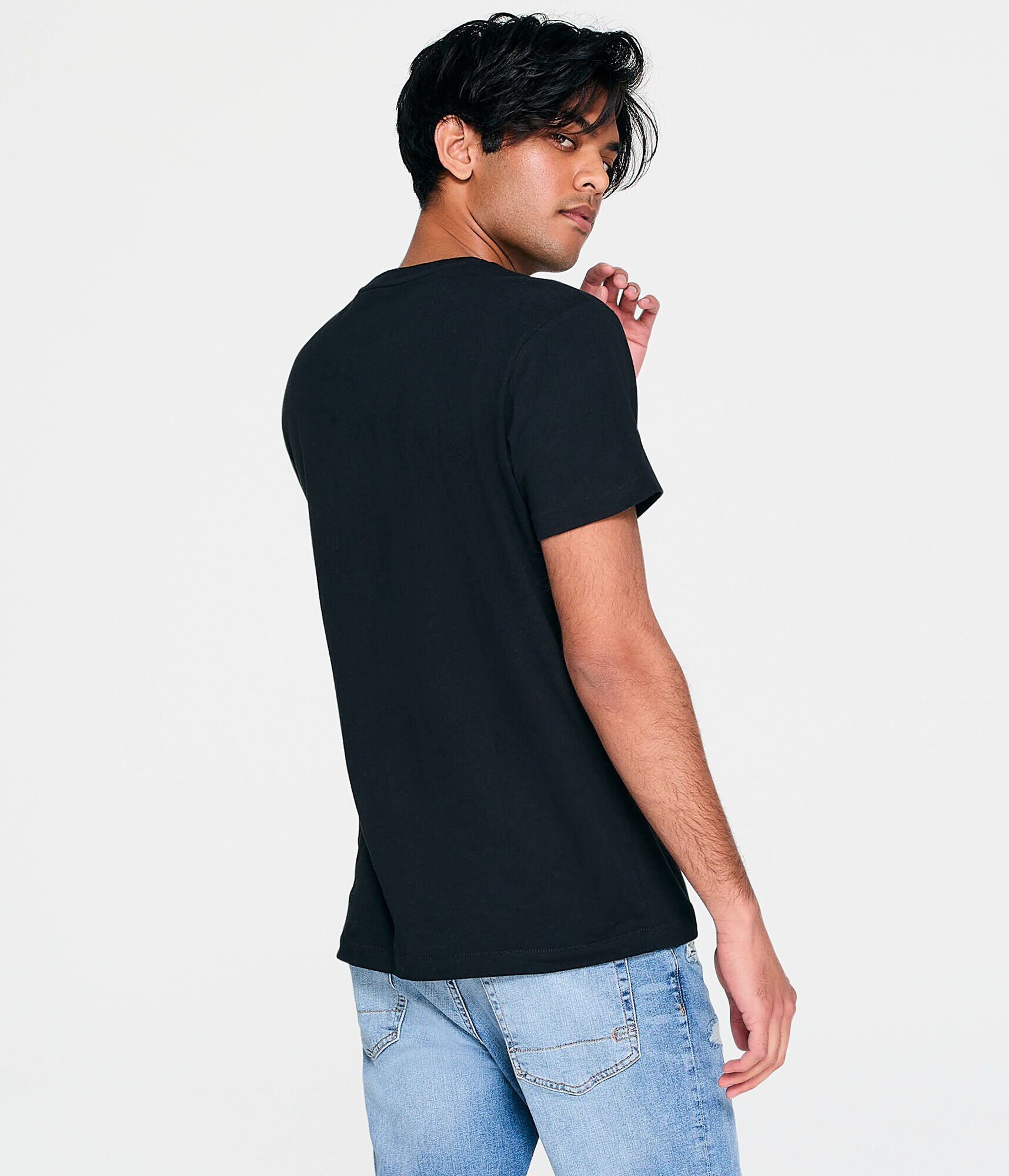 Aero Double Box Logo Appliqu&eacute; Graphic Tee