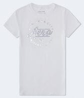 Aero Script Butterfly Foil Graphic Tee