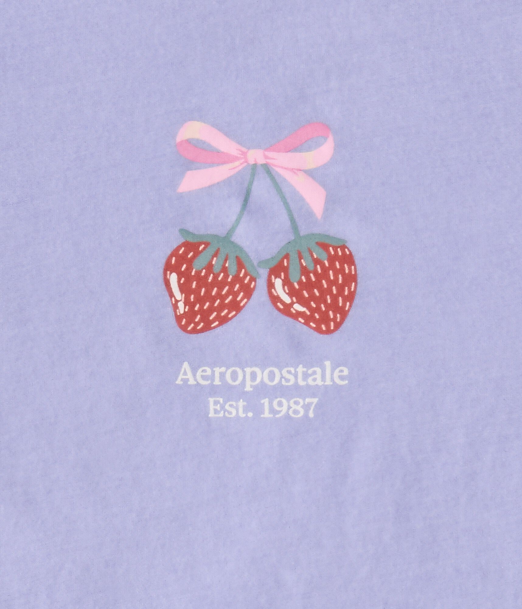 Aeropostale Strawberry Bow Graphic Tee
