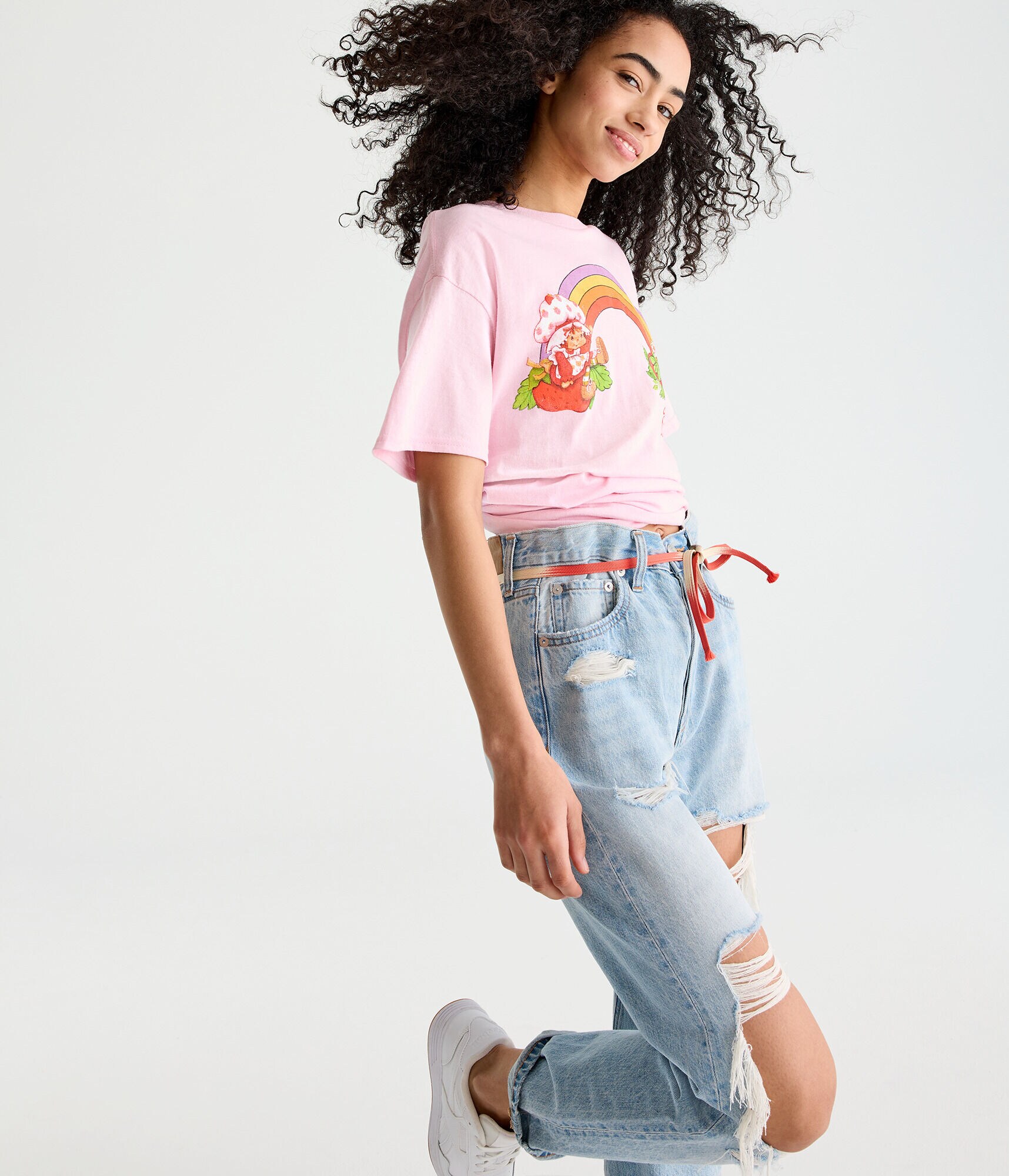 Strawberry Shortcake Boyfriend Graphic Tee