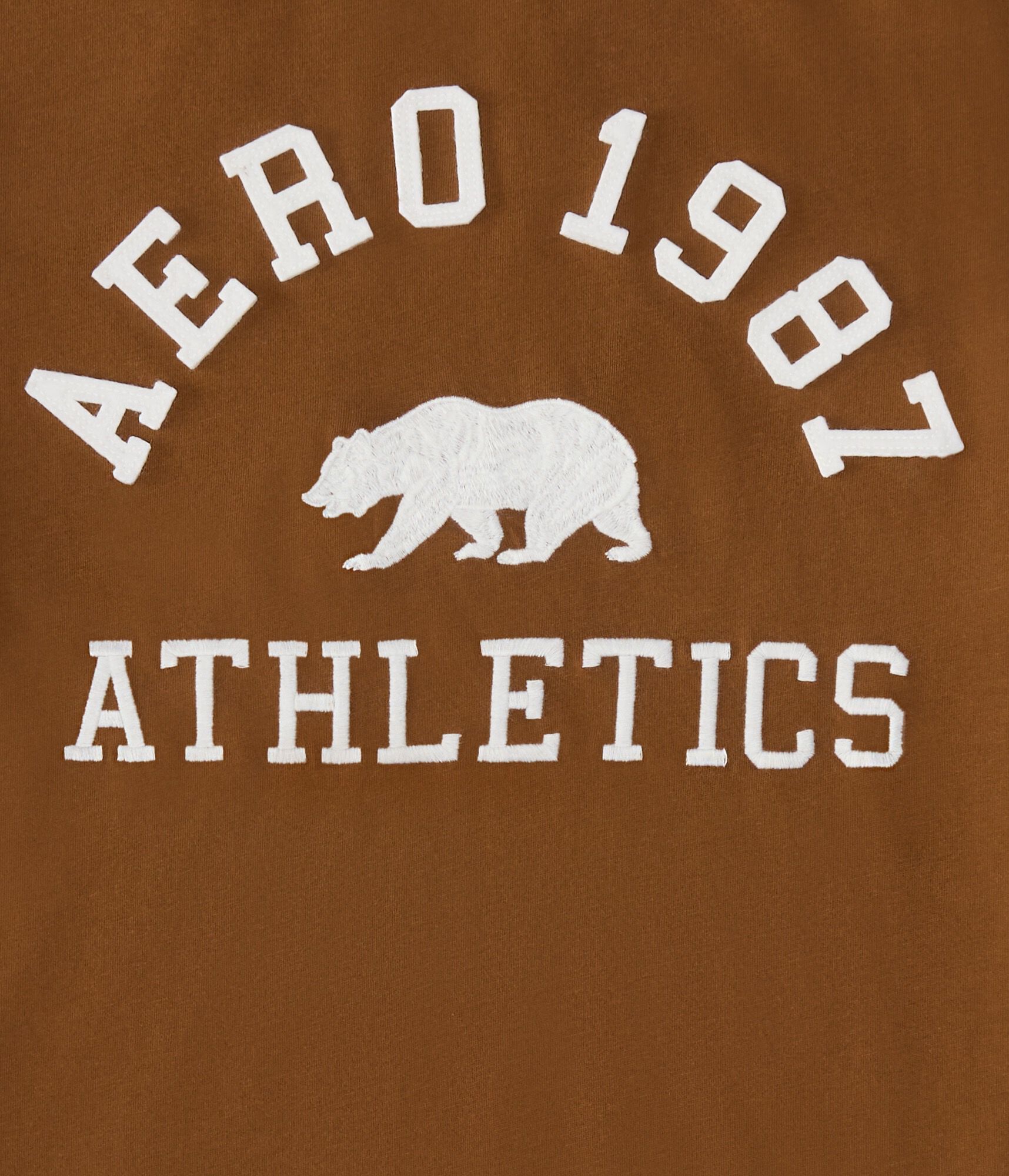 Aero Athletics Bear Appliqu&eacute; Graphic Tee