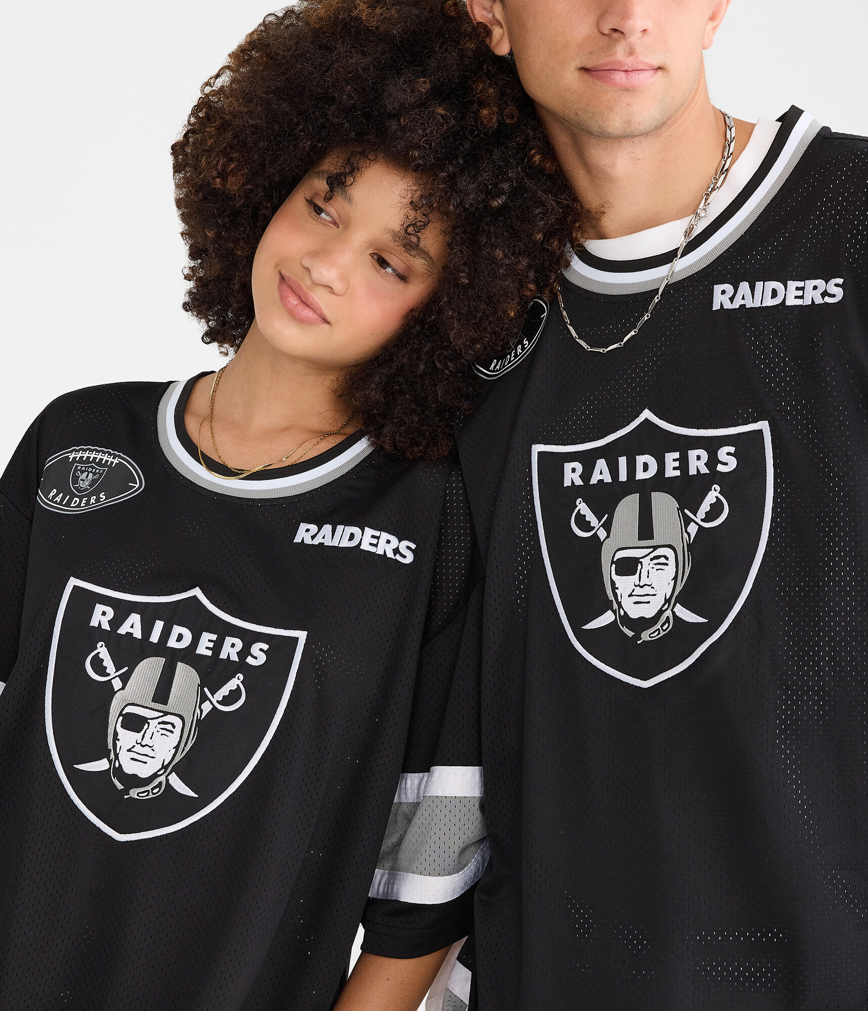 Las Vegas Raiders Football Mesh Top