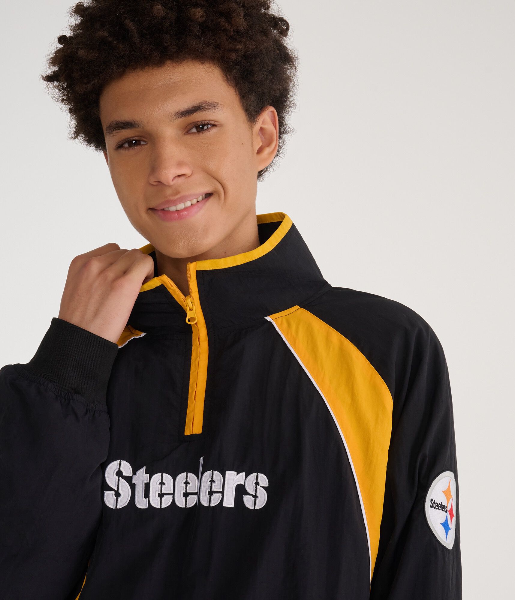 Pittsburgh Steelers Quarter-Zip Track Jacket