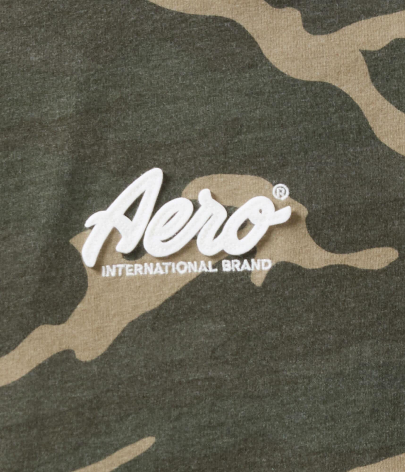 Aero International Appliqu&eacute; Camo Graphic Tee