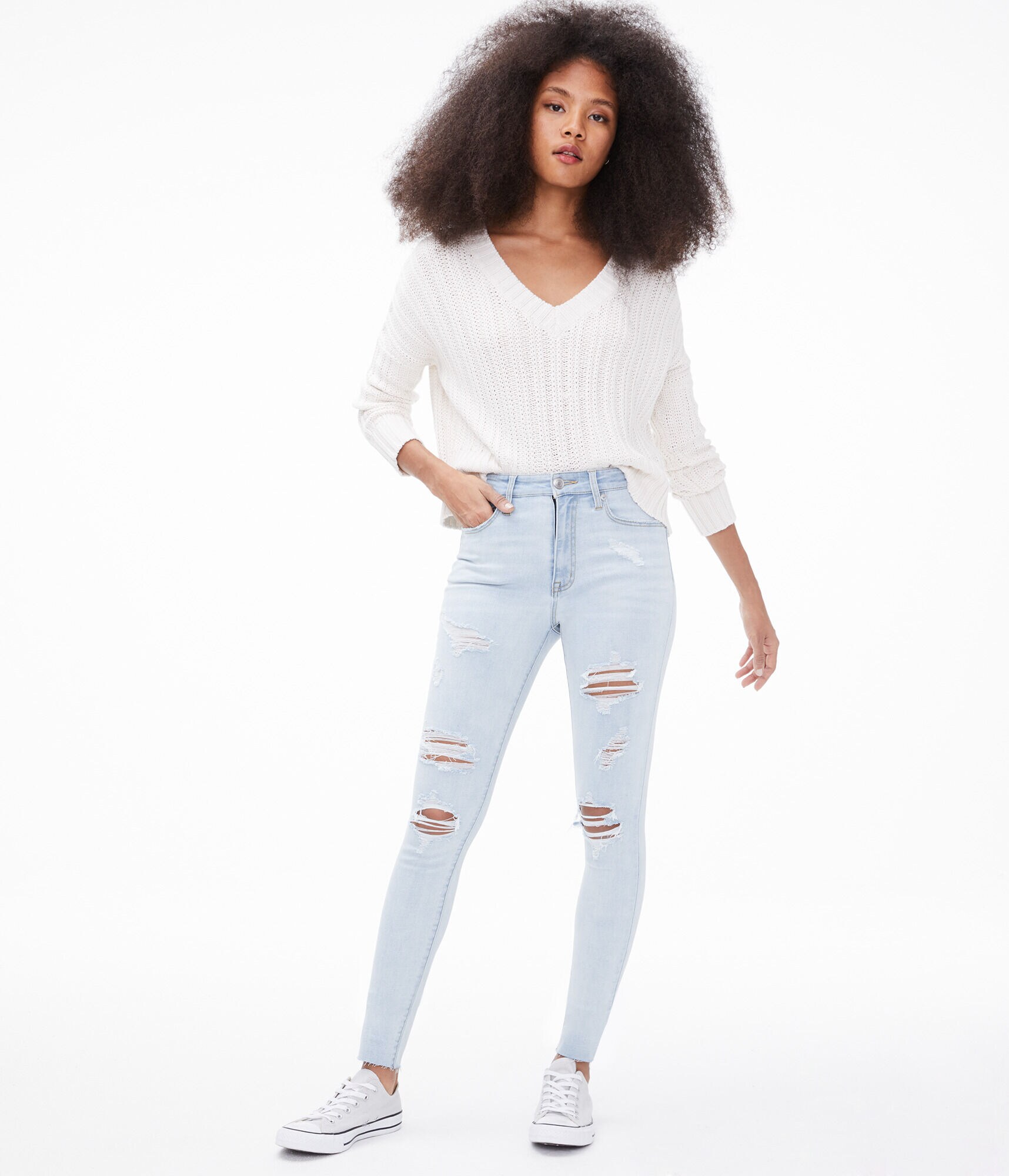 Seriously Stretchy Super High-Rise Ankle Jegging