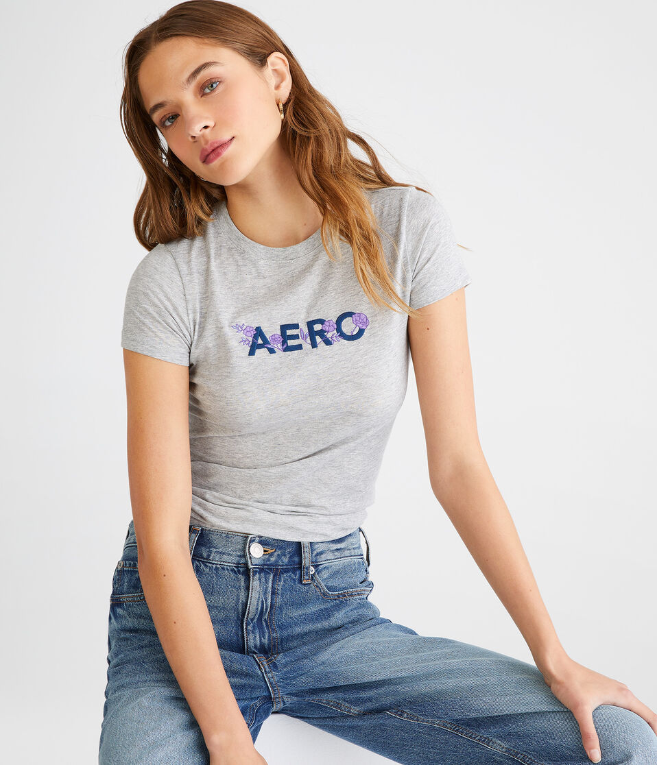 Aero Floral Graphic Tee