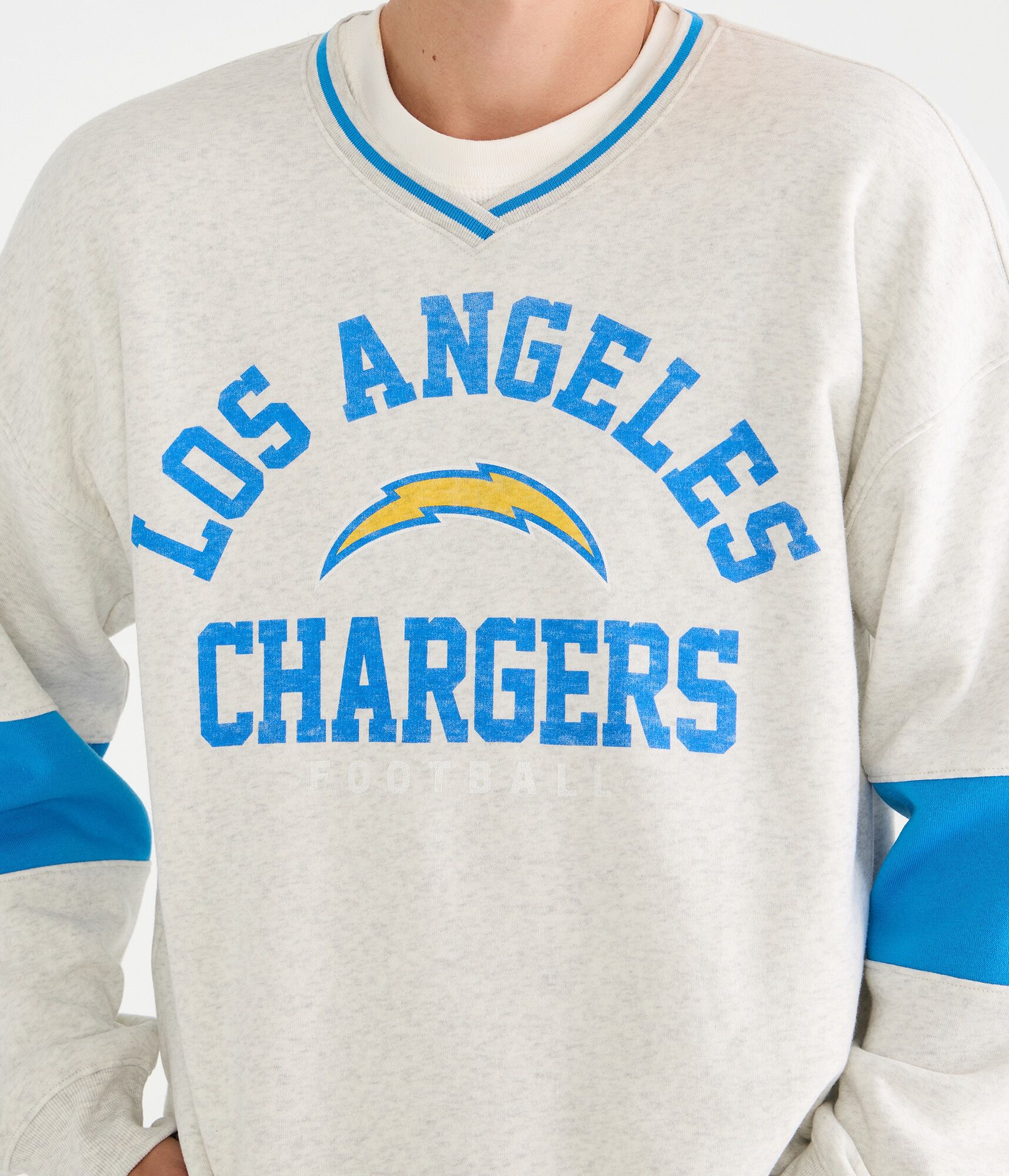 Los Angeles Chargers V-Neck Sweatshirt