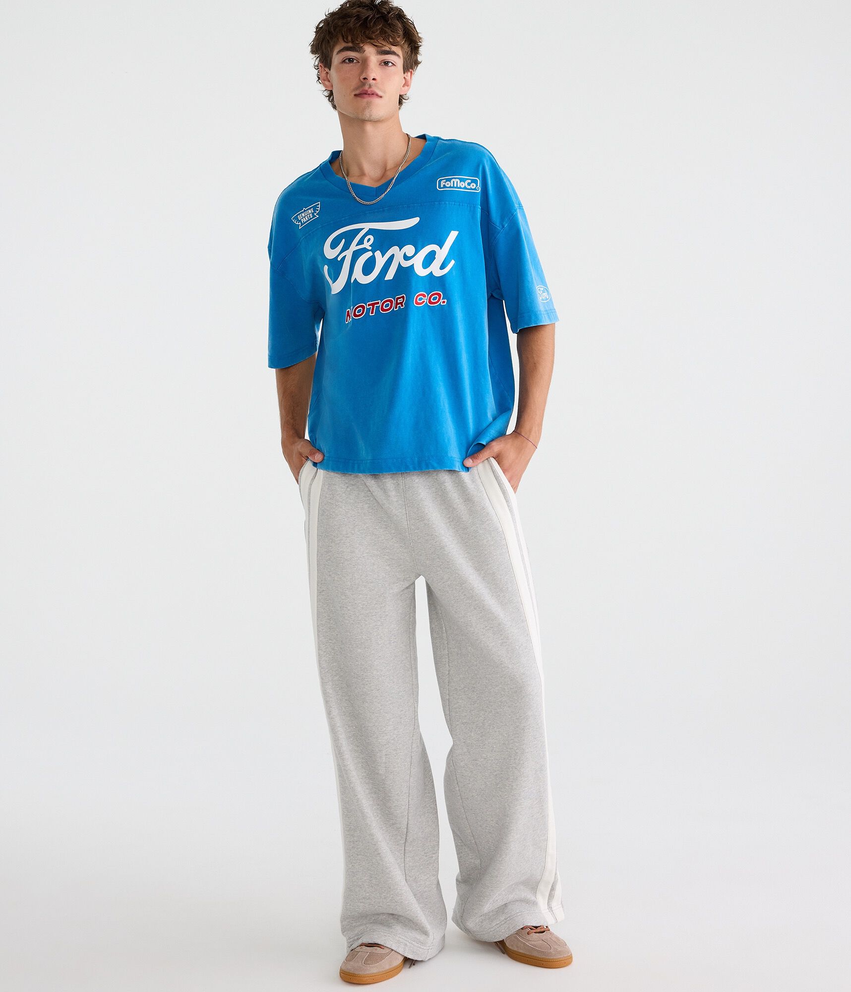 Cloud Soft Striped Super Baggy Sweatpants