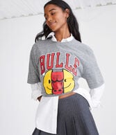 Chicago Bulls Smiley Face Graphic Tee