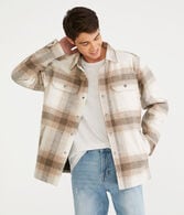 Brushed Plaid Flannel Shacket