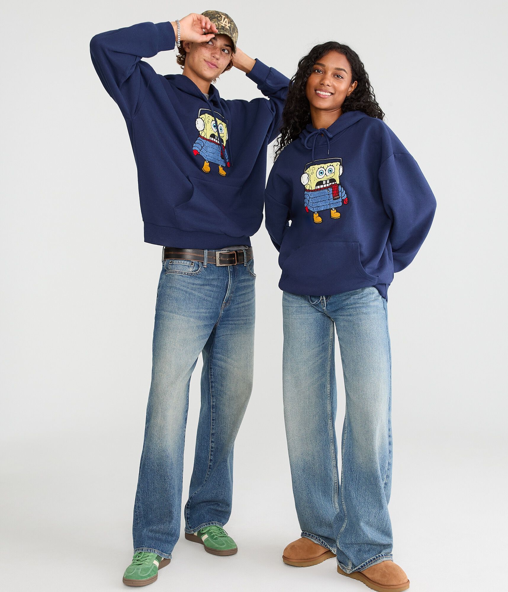 SpongeBob x Aero Chilly Pullover Hoodie