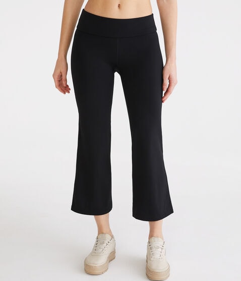 Flare Air Softspun Fold-Over Cropped Pants Flare Air Softspun Fold-Over Cropped Pants